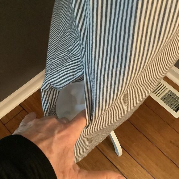 Banana Republic Striped SeerSucker Sheath Dress 👗 ☑️❤️ - Picture 4 of 7